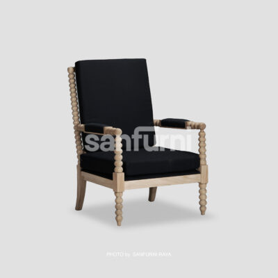 Lathe Chair with Cushion