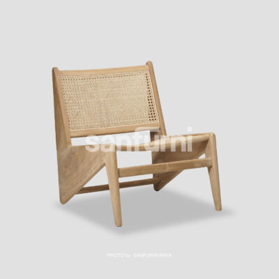 Mimi Chair with Natural Rattan