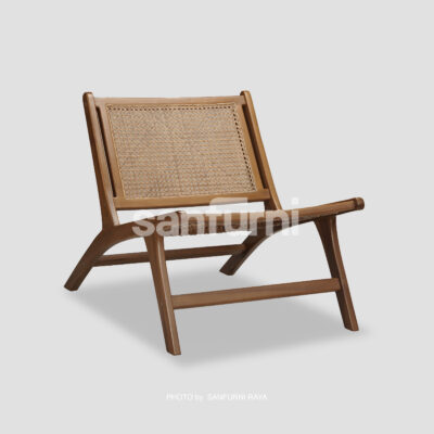 Relax Chair with Natural Rattan