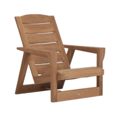 Safavieh Lanty Outdoor Adirondack Chair – Sustainable Acacia Wood with Natural Finish