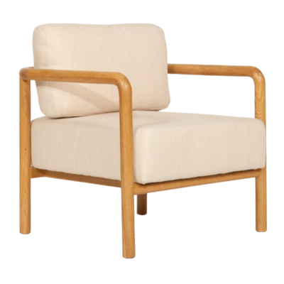 L’atelier A Bali Outdoor Garden Sofa Armchair – Natural Matte Finish